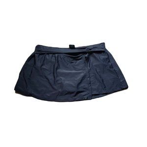 Faded Glory Black Swimsuit Swim Skirt Bottoms ~ Sz 1X (16)